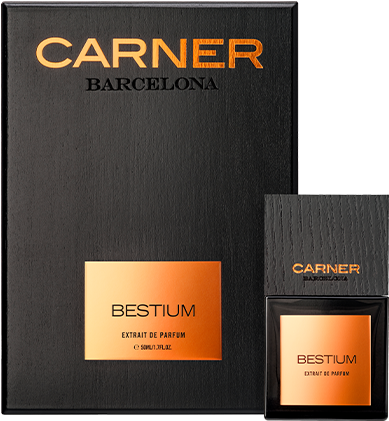 Carner Barcelona Bestium Perfume Packaging PNG Image