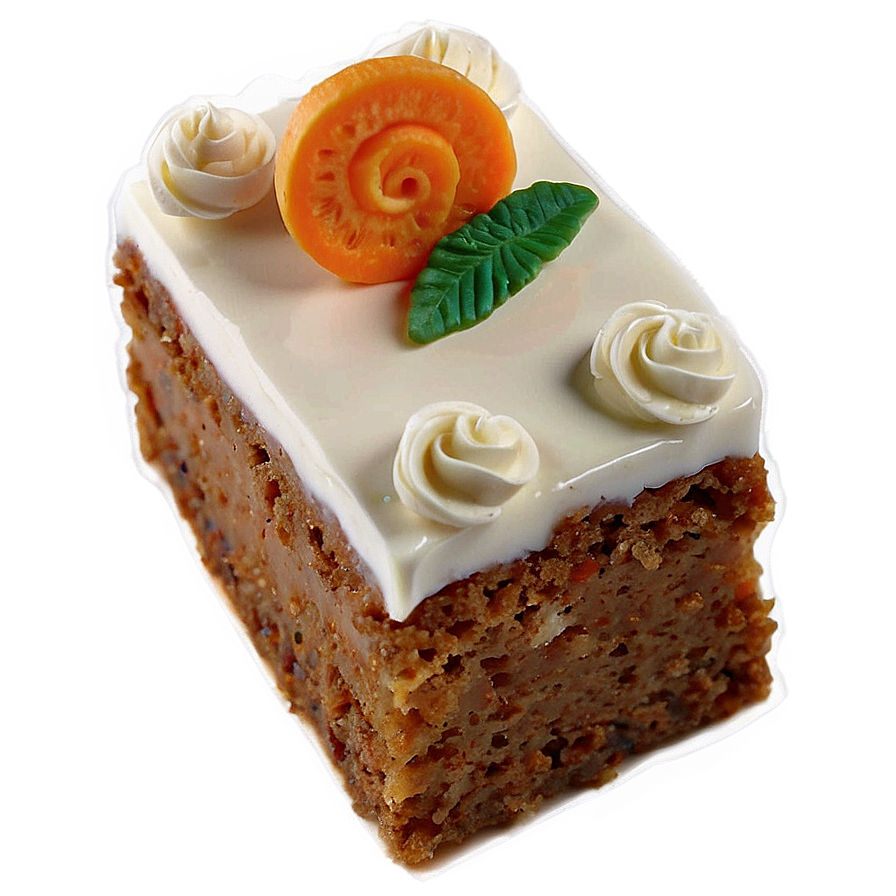 Carrot Cake Slice Png Prp PNG Image