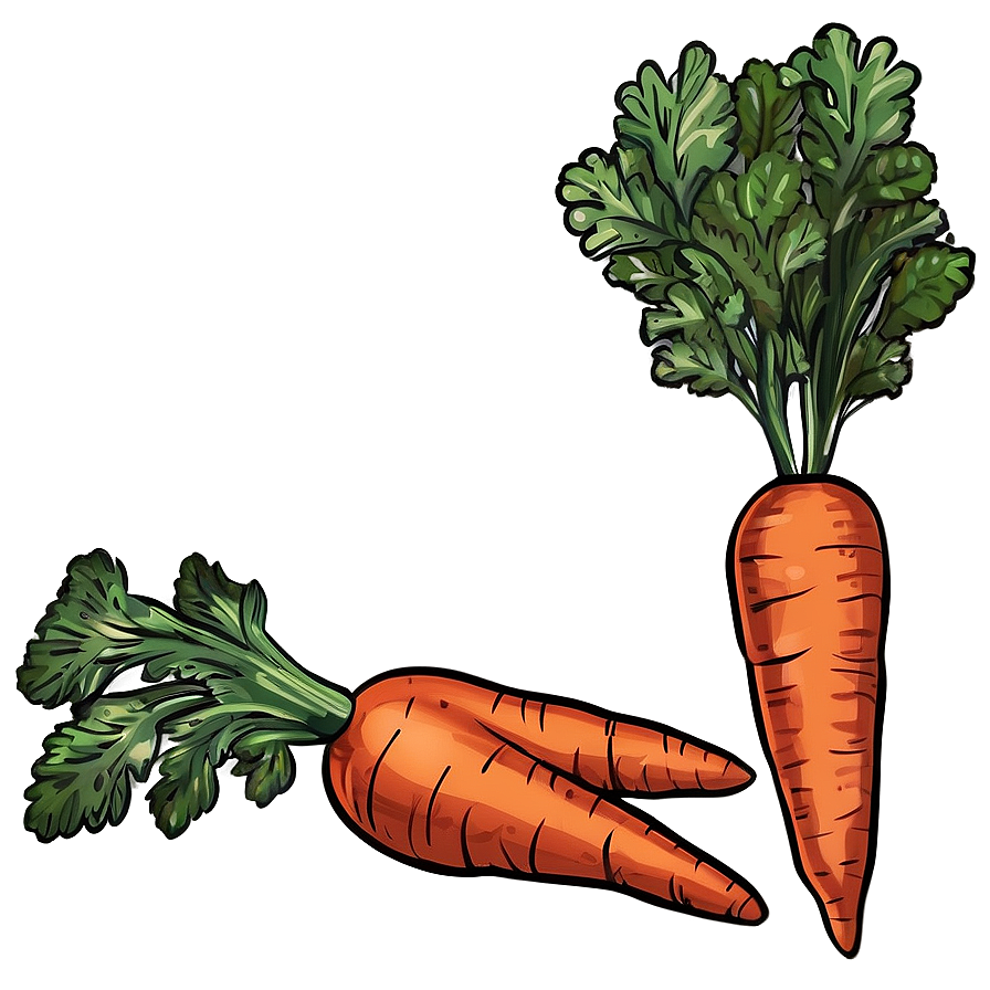 Carrot Doodle Png Wll95 PNG Image