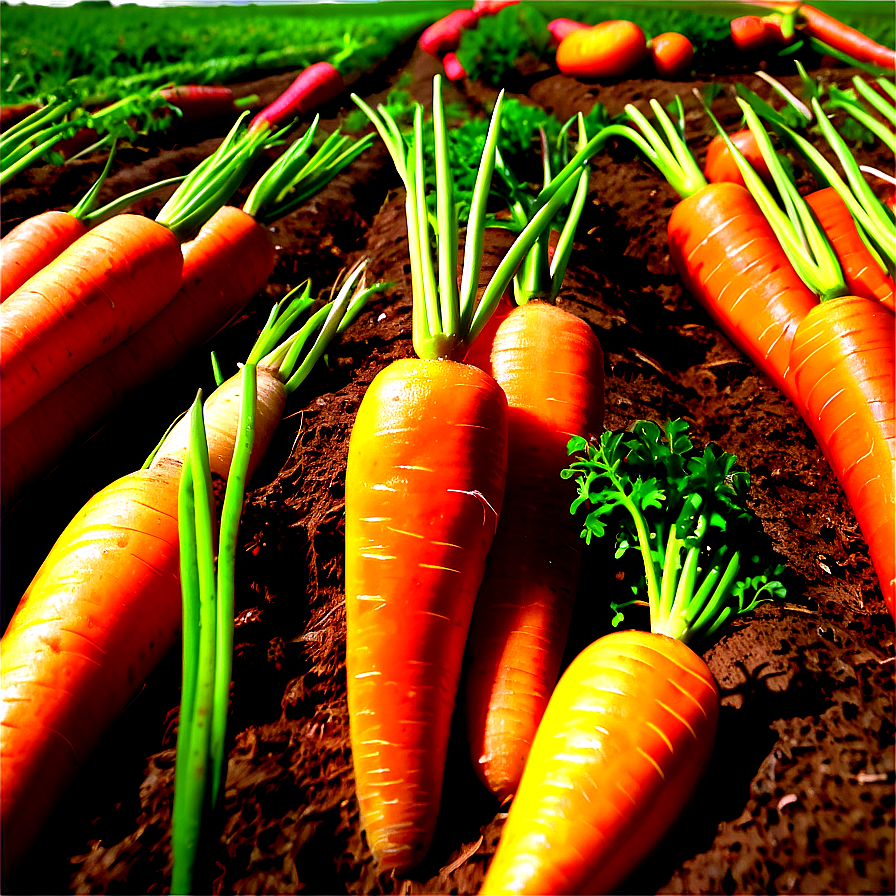 Carrot Field Png Quq8 PNG Image