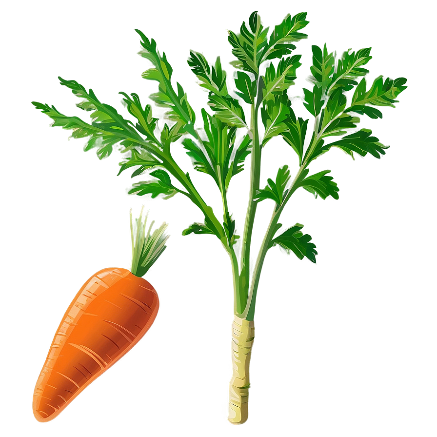 Carrot Plant Clipart Png Tpn PNG Image