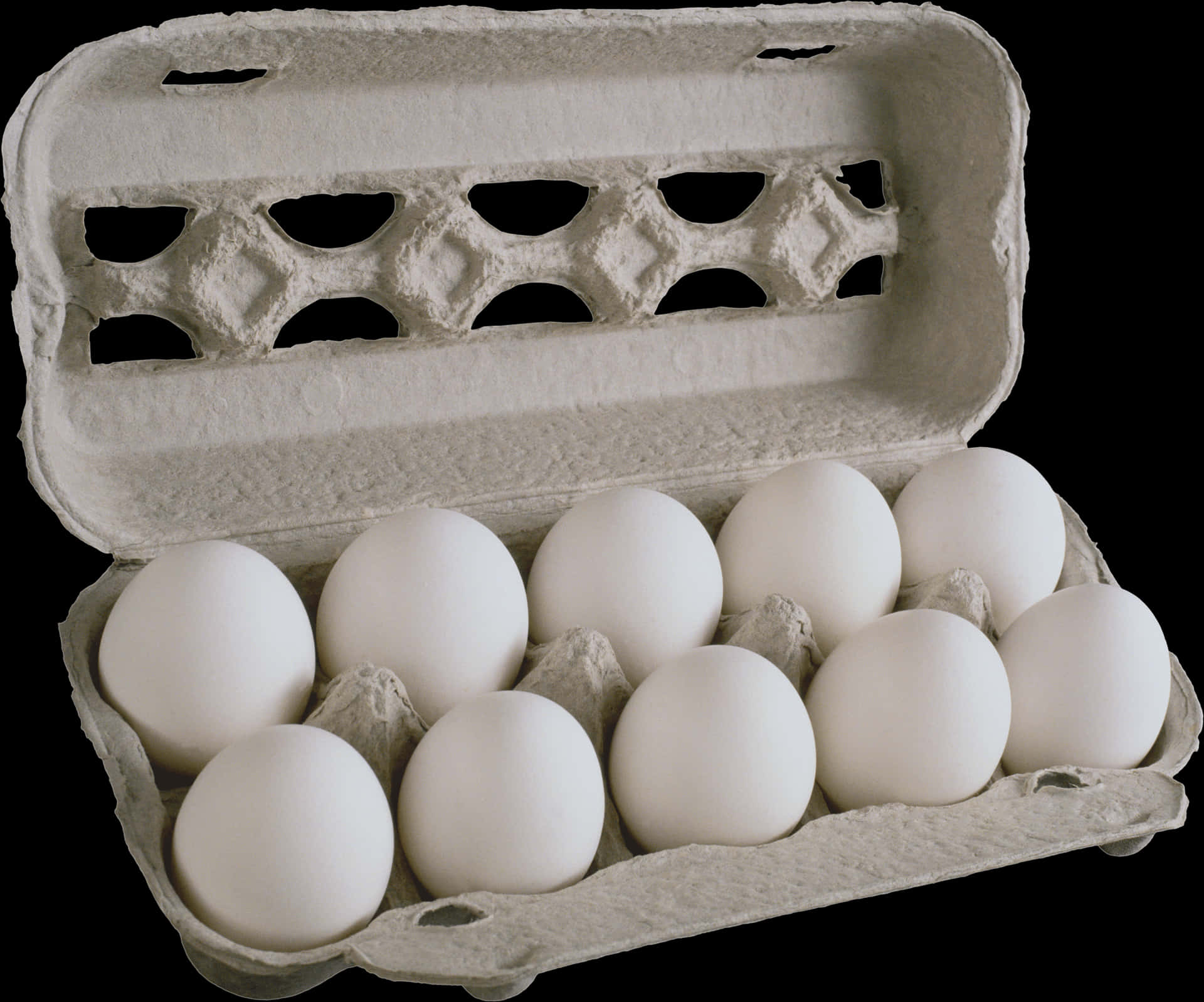 Cartonof White Eggs PNG Image