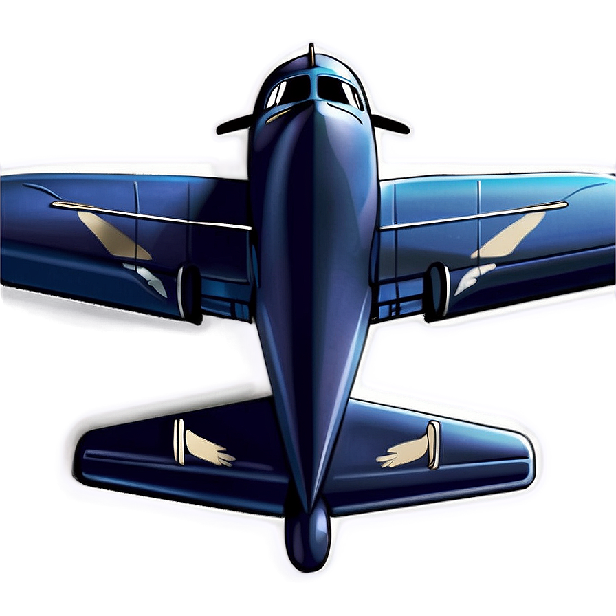 Cartoon Airplane Character Png Myr PNG Image