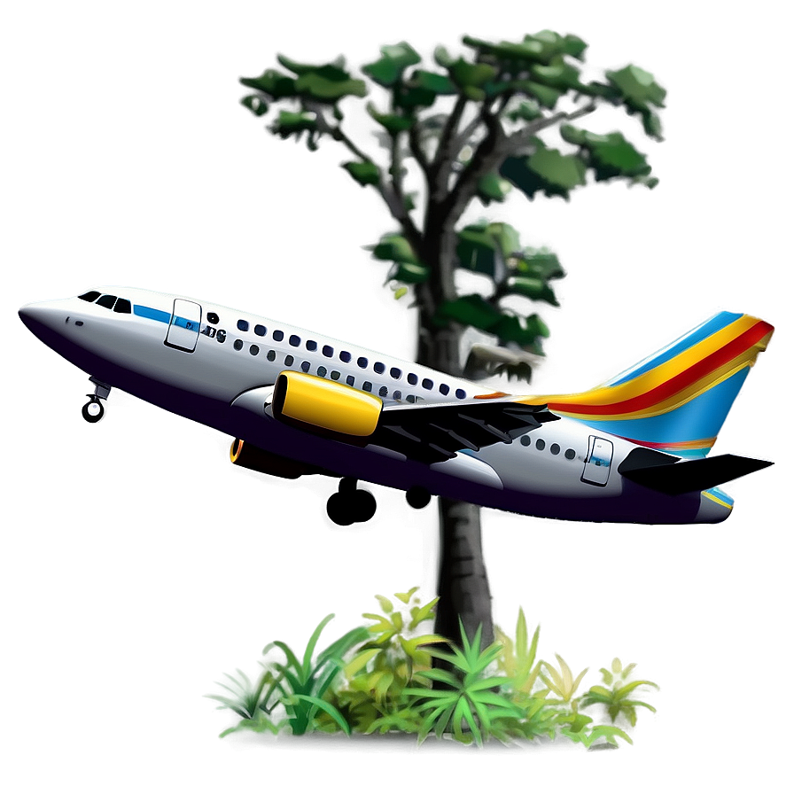 Cartoon Airplane Drawing Png Kjl18 PNG Image