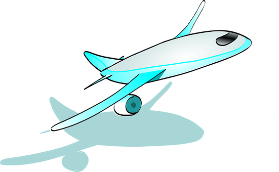 Cartoon Airplane Vector Illustration PNG Image