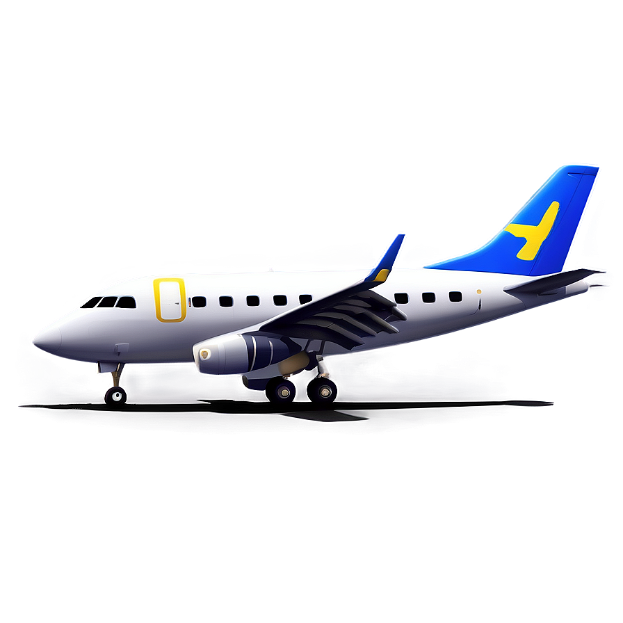 Cartoon Airplane With Passengers Png 6 PNG Image