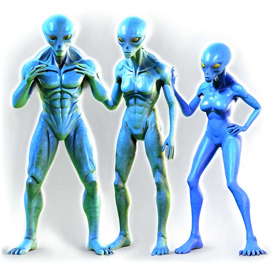 Cartoon Alien Family Png Ugd47 PNG Image