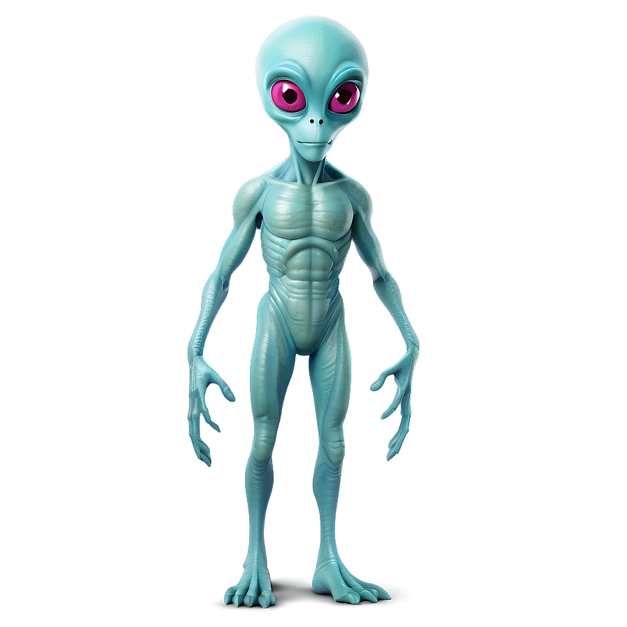 Cartoon Alien For Kids Png 1 PNG Image