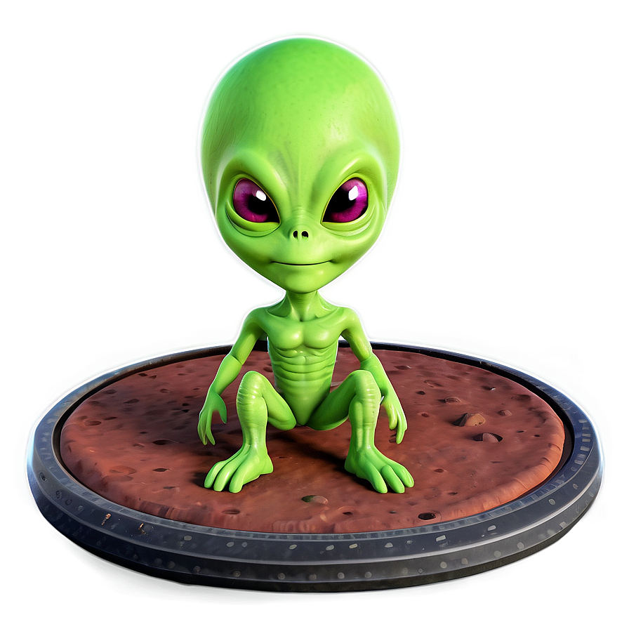 Cartoon Alien On Mars Png 21 PNG Image