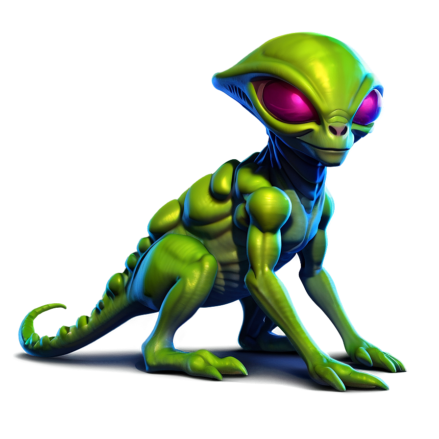 Cartoon Alien Pet Png Bql PNG Image