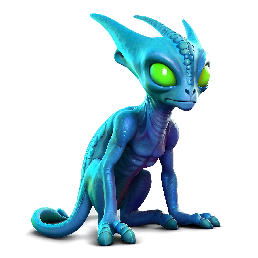 Cartoon Alien Pet Png Ebu48 PNG Image