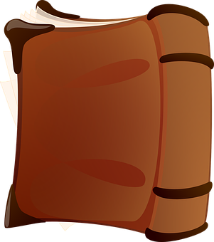 Cartoon Ancient Book Icon PNG Image