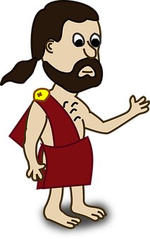 Cartoon Ancient Roman Man PNG Image