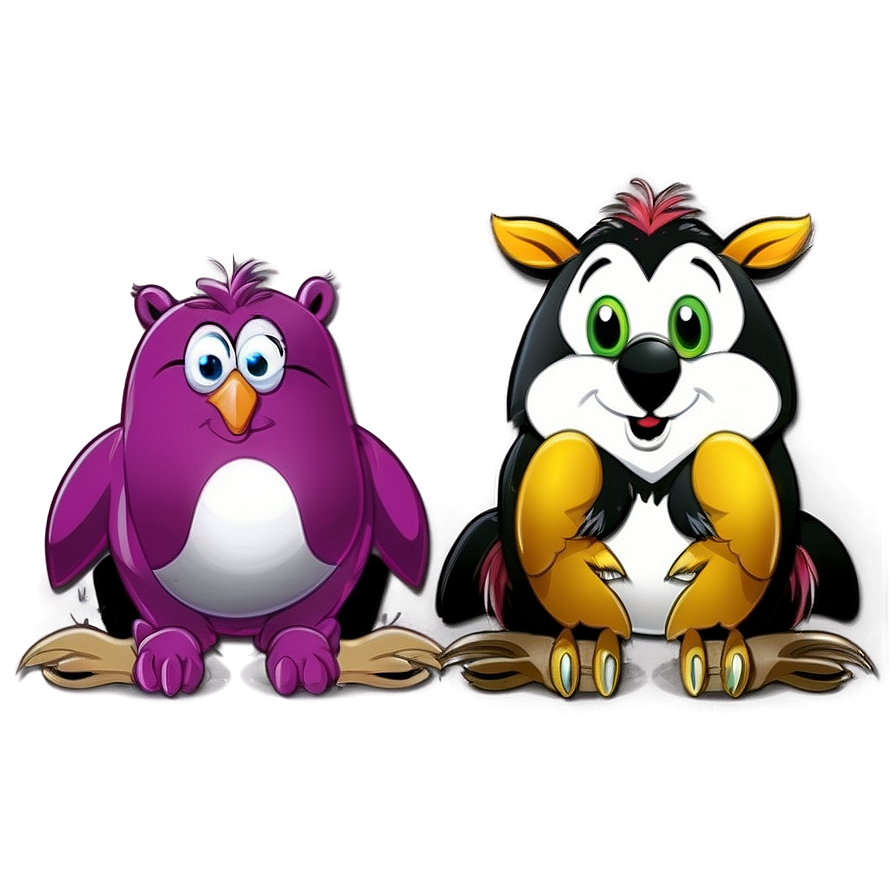 Cartoon Animals Png Qxv PNG Image