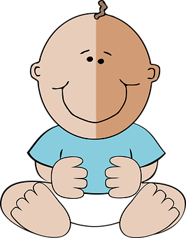 Cartoon Baby Illustration PNG Image