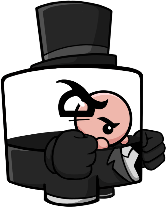 Cartoon Baby In Top Hat PNG Image