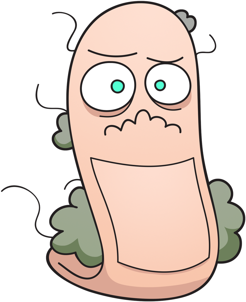 Cartoon Bandaged Finger Character PNG Image