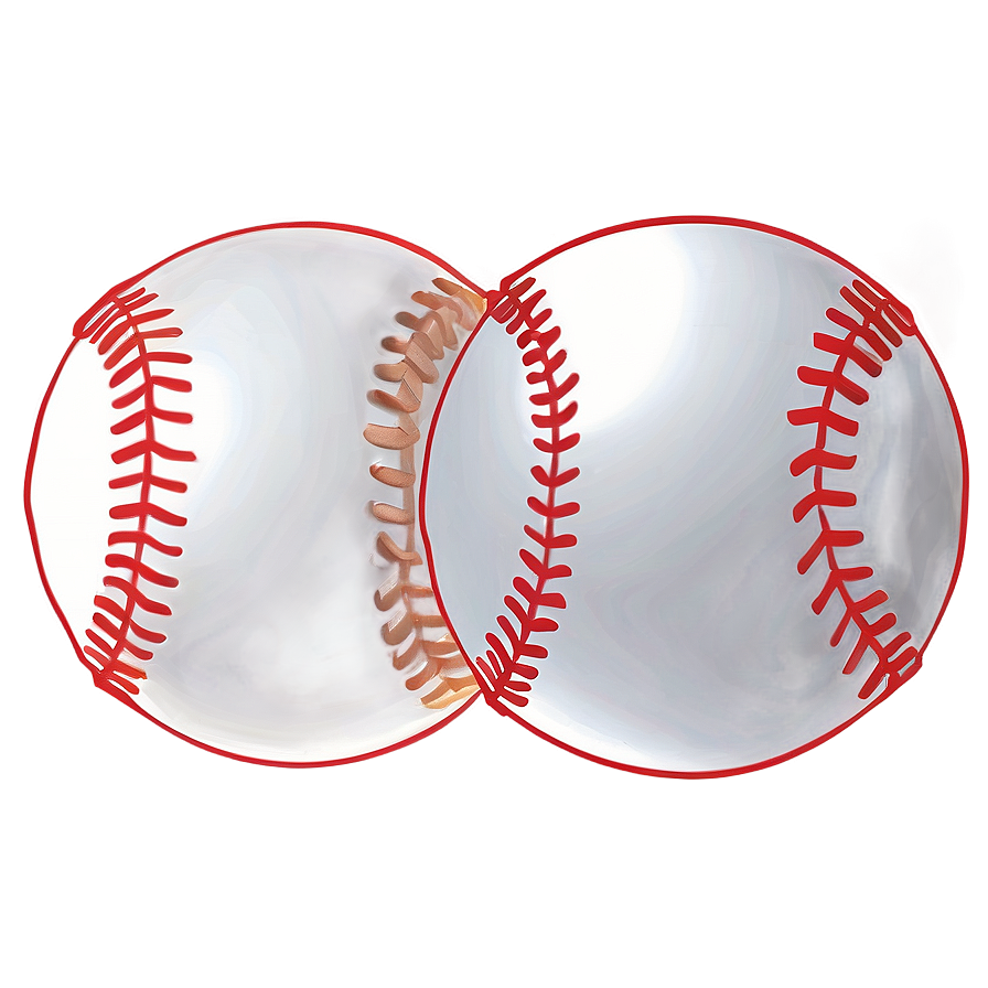 Cartoon Baseball Seams Drawing Png 75 PNG Image