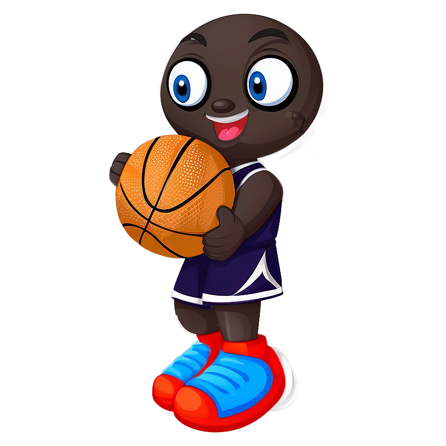 Cartoon Basketball Mascot Png Iof PNG Image