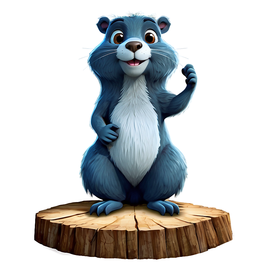 Cartoon Beaver Character Png Gma PNG Image