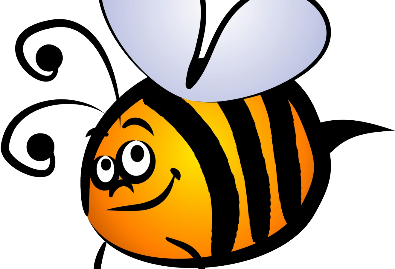 Cartoon Bee Clipart PNG Image