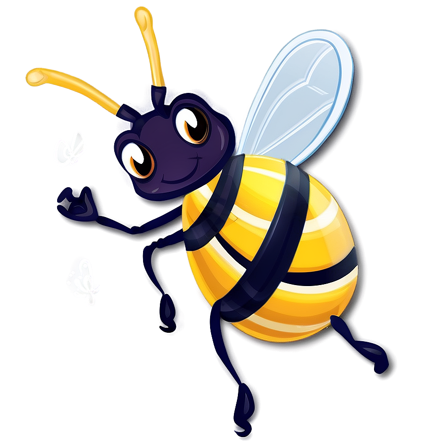 Cartoon Bee Png Wqo12 PNG Image