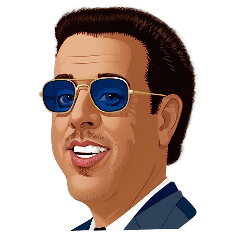 Cartoon Billy Joel Png 06252024 PNG Image