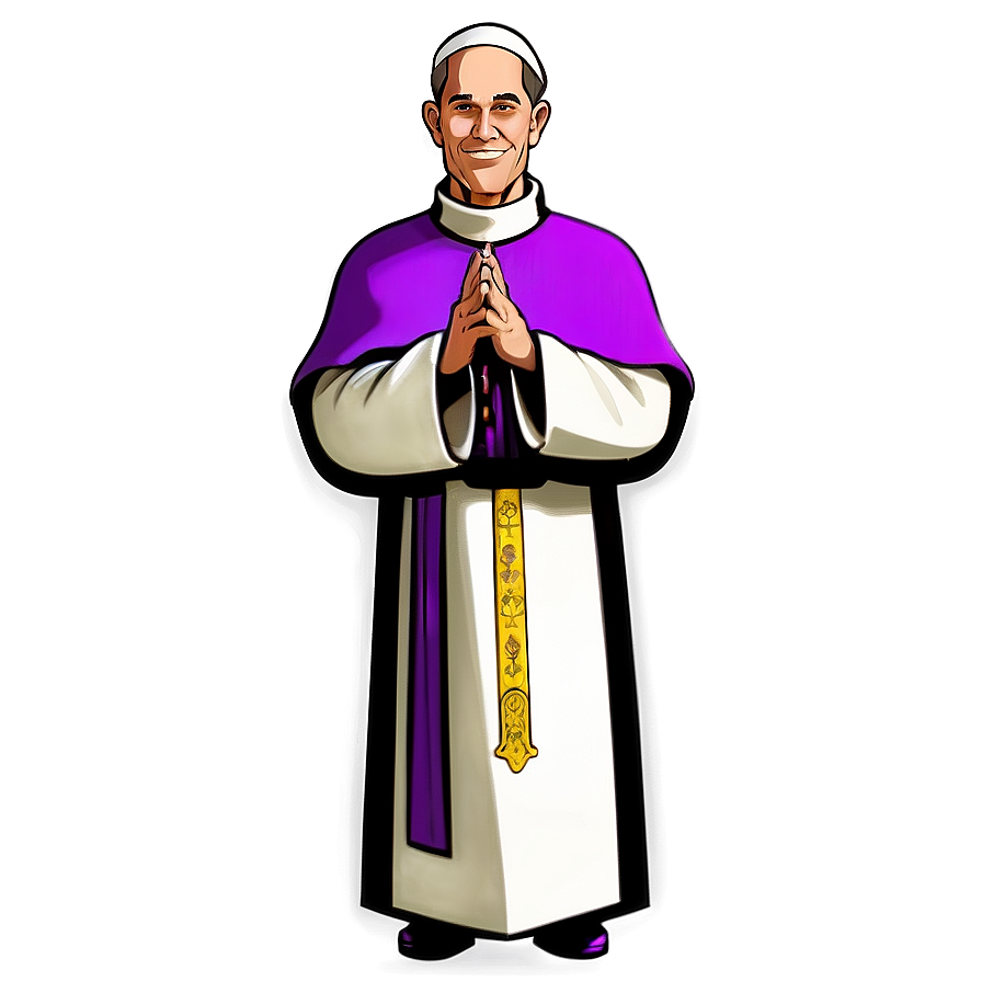 Cartoon Bishop Character Png 83 PNG Image