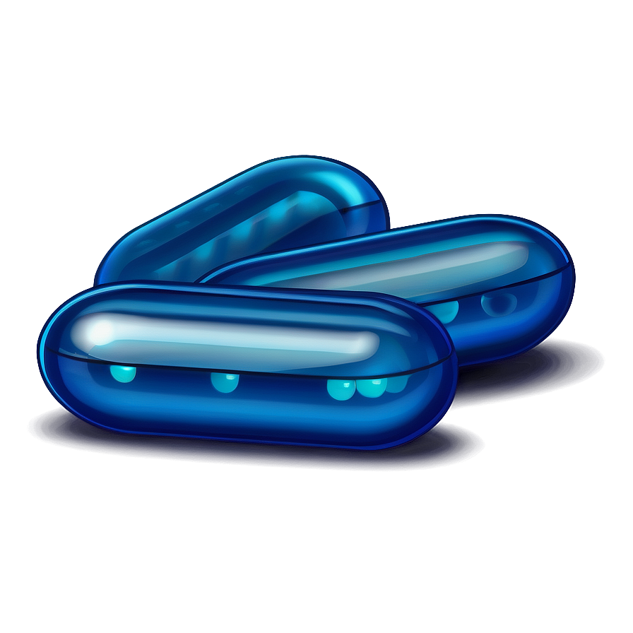 Cartoon Blue Pill Png Ncb PNG Image