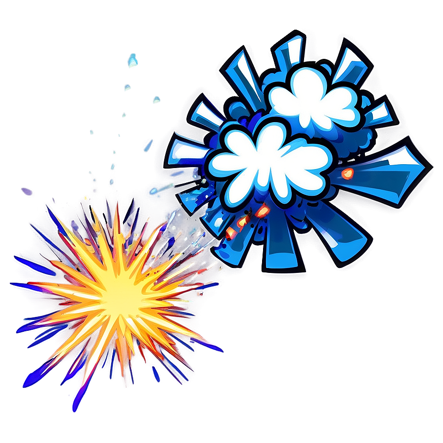 Cartoon Boom Explosion Png Tuw PNG Image