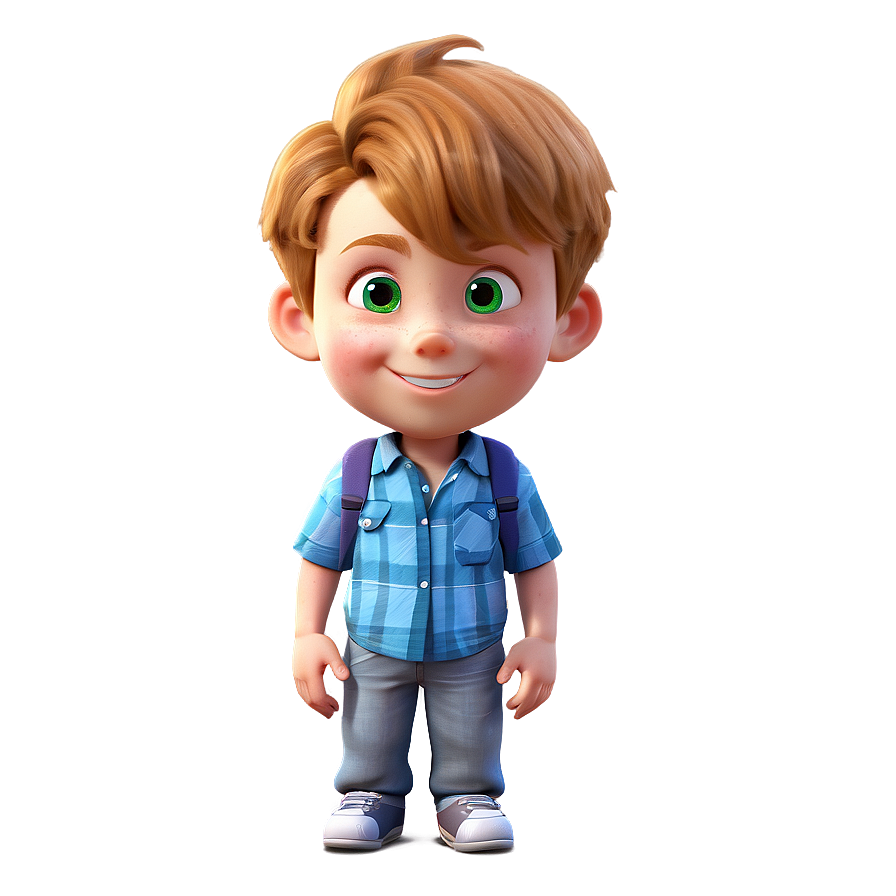 Cartoon Boy Hair Png Sjf PNG Image