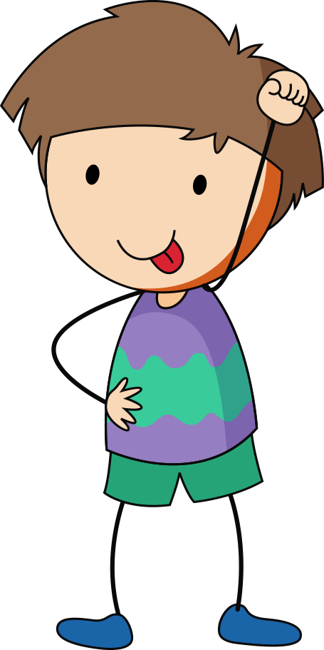 Cartoon Boy Smiling.png PNG Image