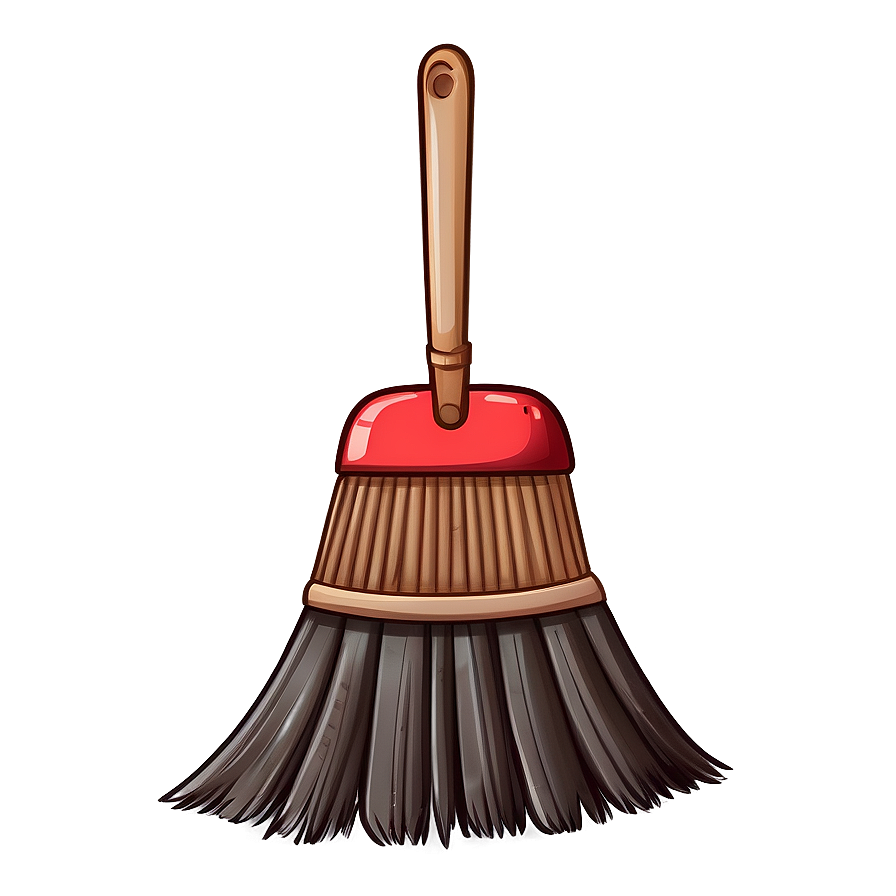 Cartoon Broom Png Ked PNG Image