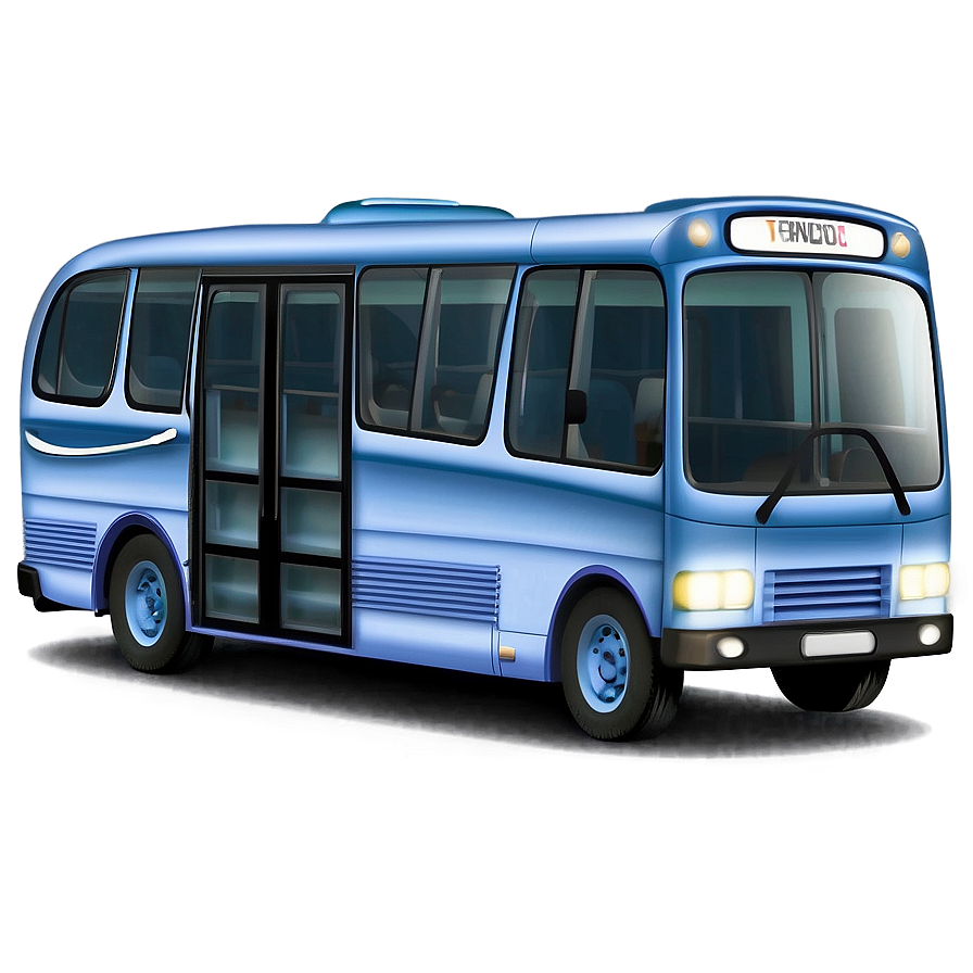 Cartoon Bus At Night Png Egv11 PNG Image