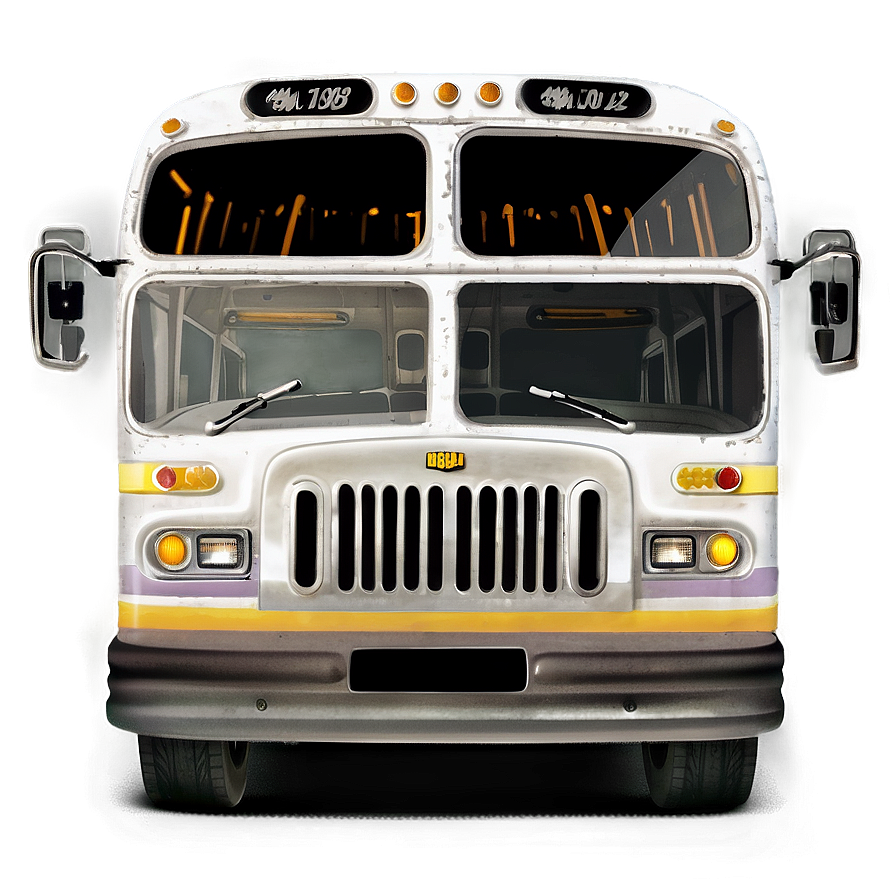 Cartoon Bus At Night Png Shh96 PNG Image