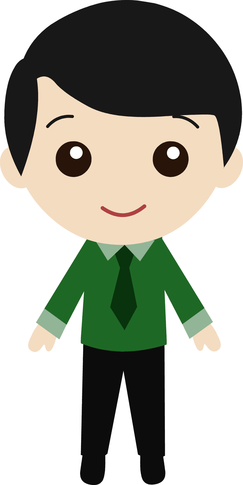 Cartoon Businessman Clipart PNG Image