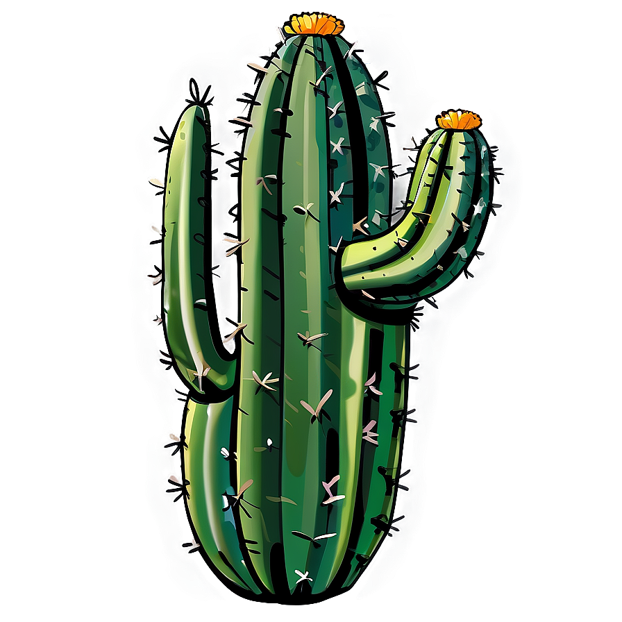 Cartoon Cactus Png 05032024 PNG Image