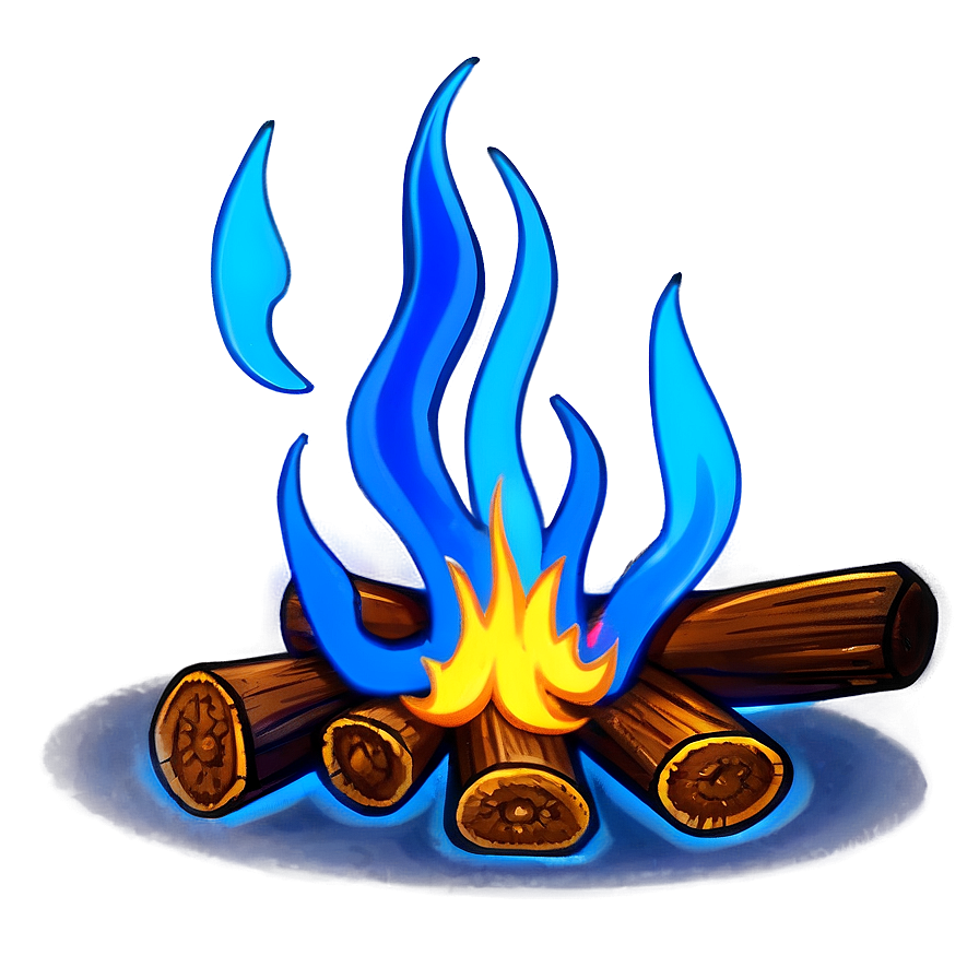 Cartoon Campfire Png Lfi PNG Image