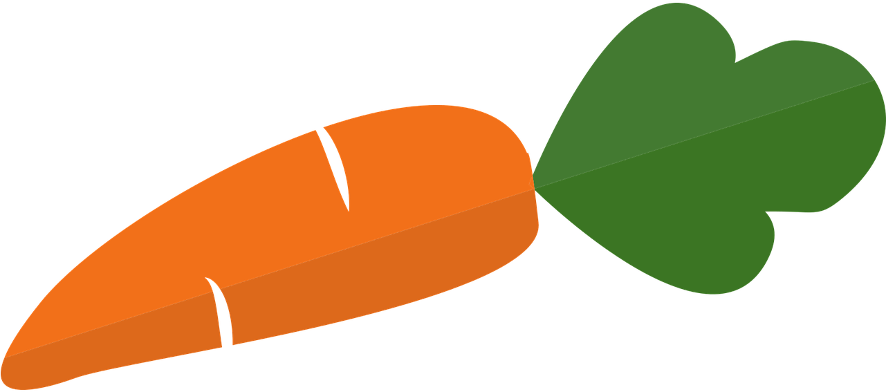 Cartoon Carrot Graphic PNG Image