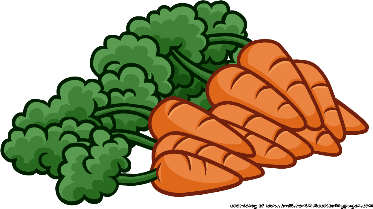 Cartoon Carrots Bunch Illustration PNG Image