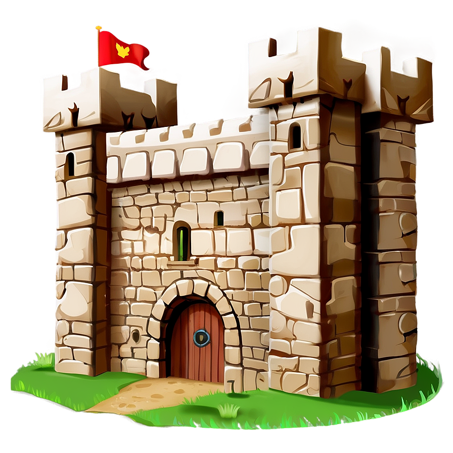 Cartoon Castle Under Siege Png 80 PNG Image