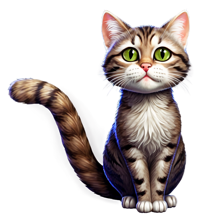 Cartoon Cat Clipart Png 2 PNG Image