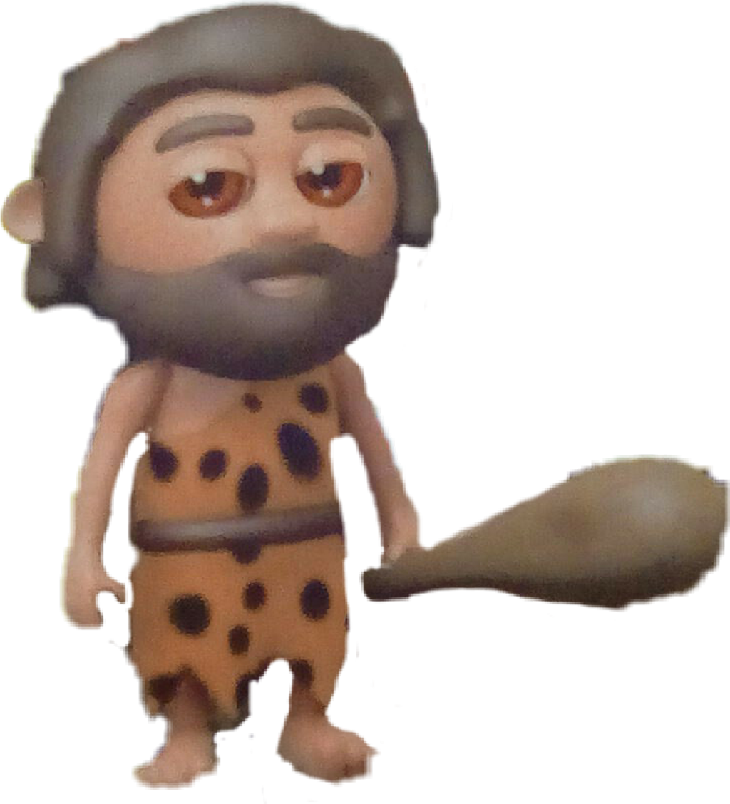 Cartoon Cavemanwith Club.png PNG Image