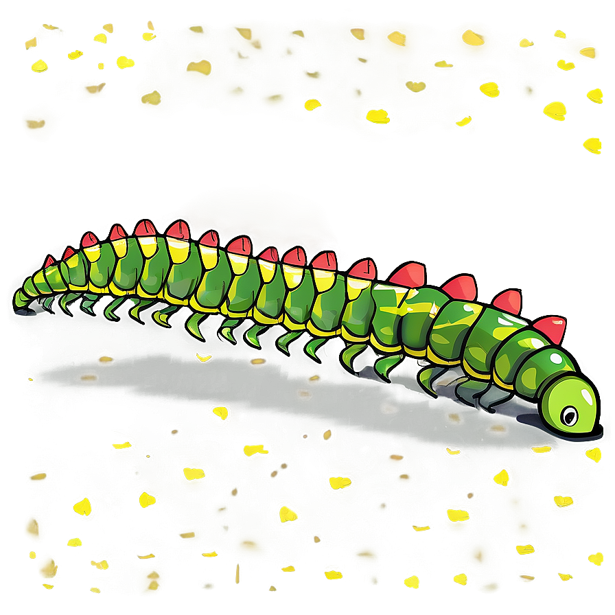 Cartoon Centipede Graphic Png 50 PNG Image