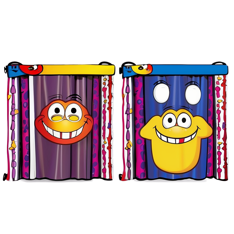 Cartoon Character Curtain Png 13 PNG Image