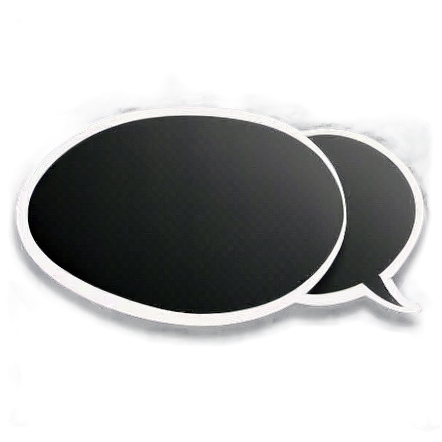 Cartoon Chat Bubble Design Png Mqv63 PNG Image