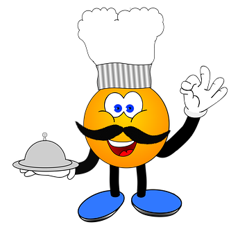 Cartoon Chef Character PNG Image