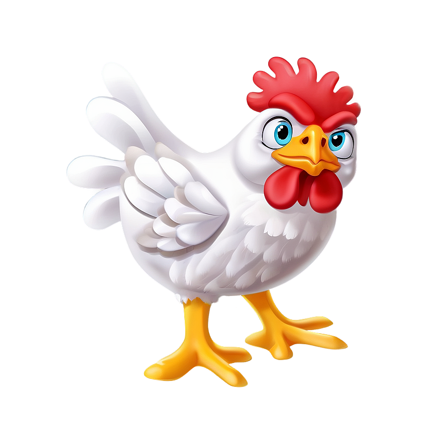 Cartoon Chicken B PNG Image