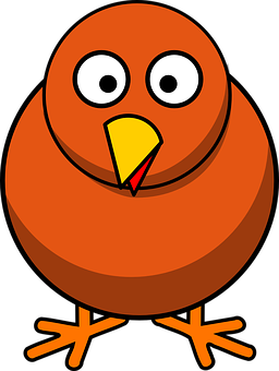 Cartoon Chicken Illustration PNG Image