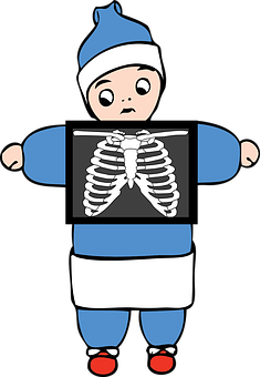 Cartoon Child Xray Costume PNG Image